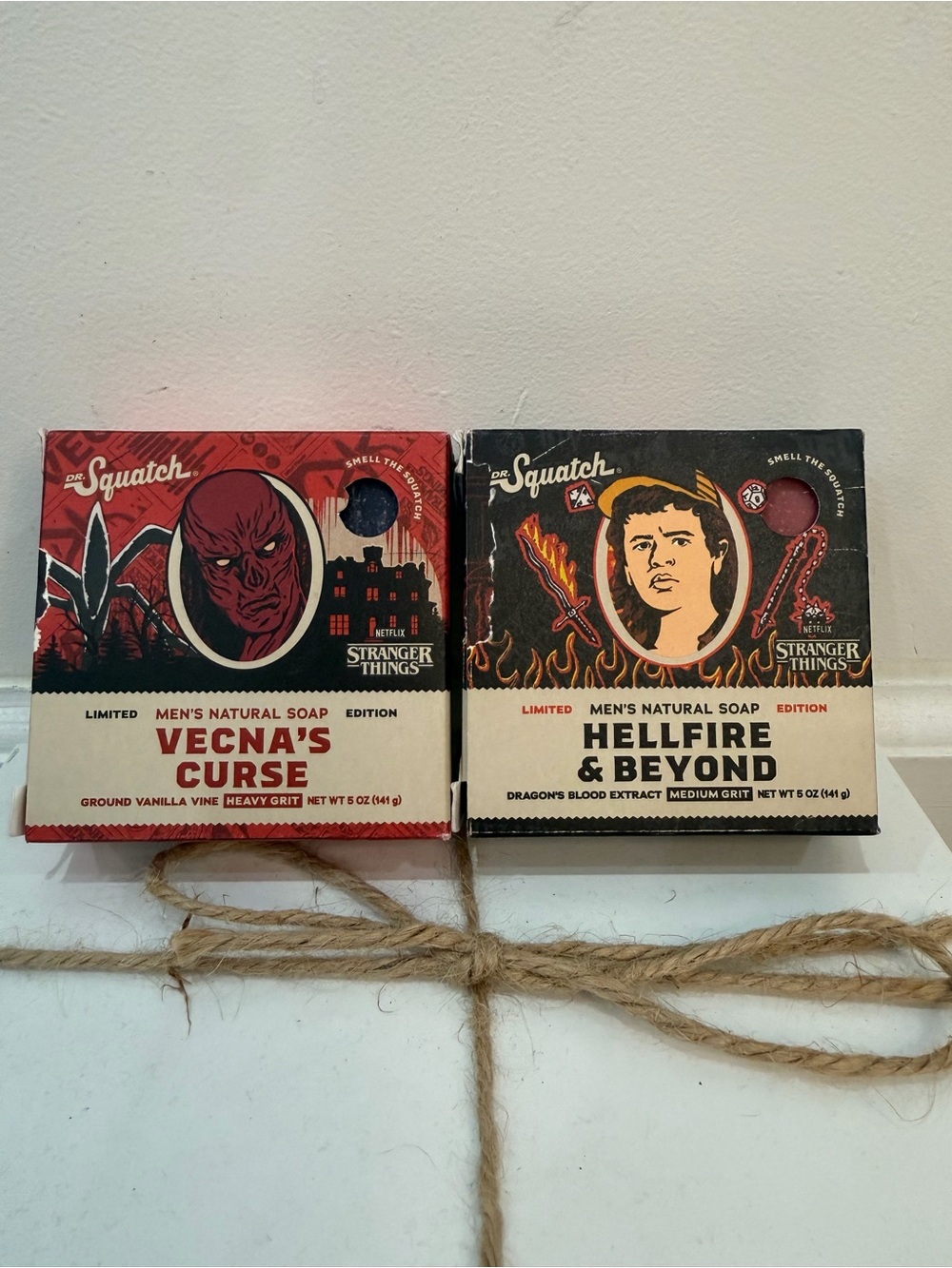 Vecna's Curse & Hellfire & Beyond Limited Edition Men's Soap Duo - Red & Black